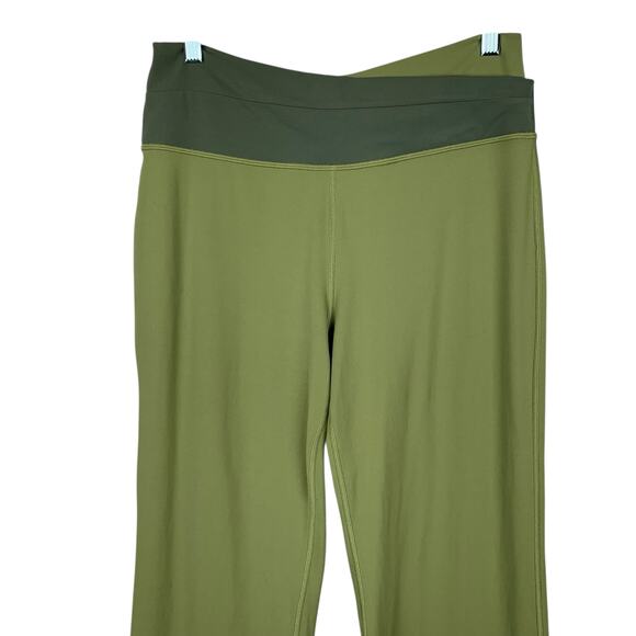 Lululemon Throwback Astro Pants Criss Cross Waistband Green W5EOOS Women's 12 - Picture 3 of 8